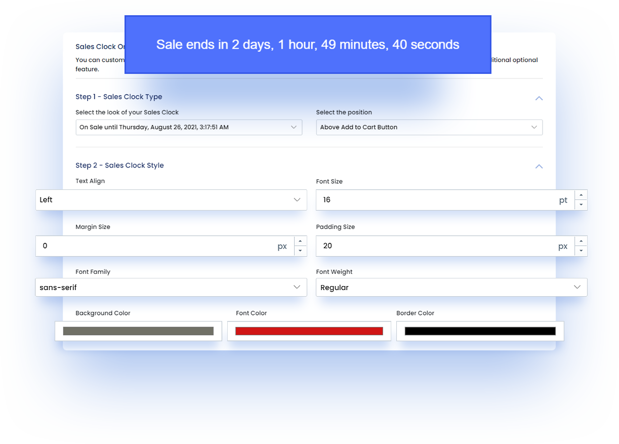 Sales Clock